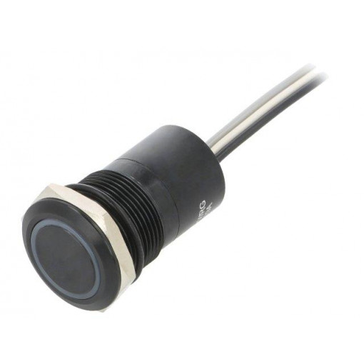 MC19LOBRG; Switch: capacitive; Pos: 2; SPST-NO; 0.01A/12VDC; IP68; OFF-ON; 20mΩ; BULGIN