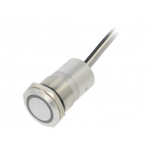MC19LOSGR; Switch: capacitive; Pos: 2; SPST-NO; 0.01A/12VDC; IP68; OFF-ON; 20mΩ; BULGIN
