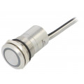 MC19LOSRG; Switch: capacitive; Pos: 2; SPST-NO; 0.01A/12VDC; IP68; OFF-ON; 20mΩ; BULGIN
