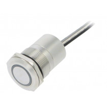 MC22LCSGR; Switch: capacitive; Pos: 2; SPST-NC; 0.01A/12VDC; IP68; ON-OFF; 20mΩ; BULGIN