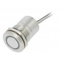 MC22LCSRG; Switch: capacitive; Pos: 2; SPST-NC; 0.01A/12VDC; IP68; ON-OFF; 20mΩ; BULGIN