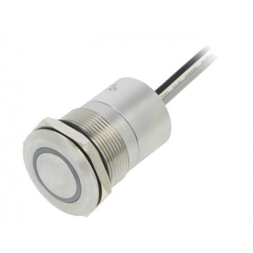 MC22LOSRG; Switch: capacitive; Pos: 2; SPST-NO; 0.01A/12VDC; IP68; OFF-ON; 20mΩ; BULGIN