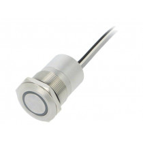 MC22MOSGR; Switch: capacitive; Pos: 2; SPST-NO; 0.01A/12VDC; IP68; OFF-(ON); BULGIN