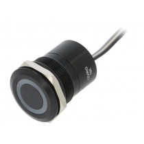 MC25LCBRG; Switch: capacitive; Pos: 2; SPST-NC; 0.01A/12VDC; IP68; ON-OFF; 20mΩ; BULGIN