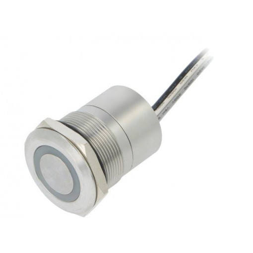 MC25MOSGR; Switch: capacitive; Pos: 2; SPST-NO; 0.01A/12VDC; IP68; OFF-(ON); BULGIN