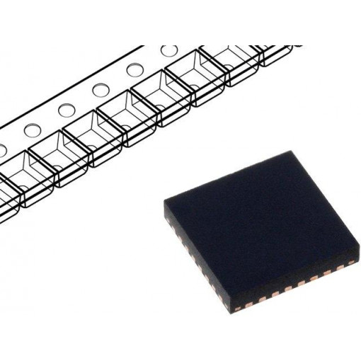 BGT24MTR12E6327XUMA1; Integrated circuit: interface; MMIC,RF transceiver; SPI; VQFN32; INFINEON TECHNOLOGIES BGT24MTR12E6327XUMA1; Integrated circuit: interface; MMIC,RF transceiver; SPI; VQFN32; INFINEON TECHNOLOGIES