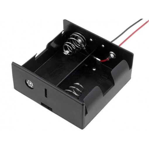 BH-121-1A; Holder; Leads: cables; Size: D,R20; Batt.no: 2; 150mm; COMF BH-121-1A; Holder; Leads: cables; Size: D,R20; Batt.no: 2; 150mm; COMF