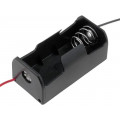 BH-211-1A; Holder; Leads: cables; Size: C,R14; Batt.no: 1; Colour: black; 150mm; COMF