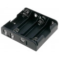 BH-341-1D; Holder; Leads: soldering lugs; Size: AA,R6; Batt.no: 4; COMF