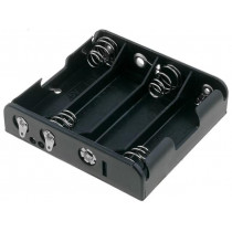 BH-341-1D; Holder; Leads: soldering lugs; Size: AA,R6; Batt.no: 4; COMF BH-341-1D; Holder; Leads: soldering lugs; Size: AA,R6; Batt.no: 4; COMF