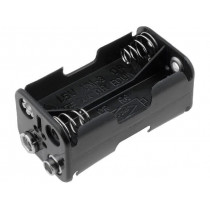 BH-343-2B; Holder; Leads: 6F22 type; Size: AA,R6; Batt.no: 4; Colour: black; COMF BH-343-2B; Holder; Leads: 6F22 type; Size: AA,R6; Batt.no: 4; Colour: black; COMF