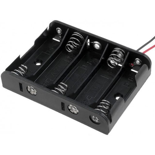BH-351A; Holder; Leads: cables; Size: AA,R6; Batt.no: 5; Colour: black; 150mm; COMF BH-351A; Holder; Leads: cables; Size: AA,R6; Batt.no: 5; Colour: black; 150mm; COMF