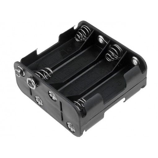 BH-383B; Holder; Leads: 6F22 type; Size: AA,R6; Batt.no: 8; Colour: black; COMF