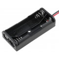 BH-421A; Holder; Leads: cables; Size: AAA,R3; Batt.no: 2; Colour: black; 150mm; COMF