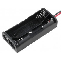 BH-421A; Holder; Leads: cables; Size: AAA,R3; Batt.no: 2; Colour: black; 150mm; COMF