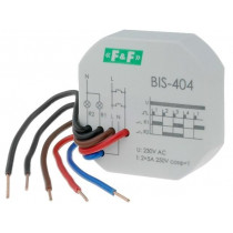 BIS-404; Relay: installation; bistable; NO x2; Mounting: in mounting box; F&F BIS-404; Relay: installation; bistable; NO x2; Mounting: in mounting box; F&F