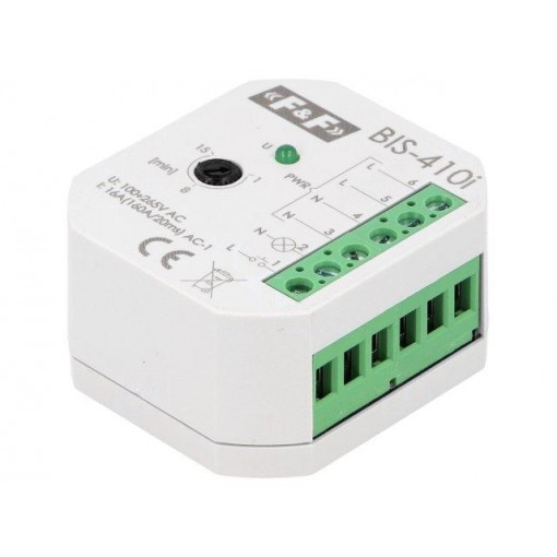 BIS-410I 230V; Relay: installation; bistable,inrush; NO; Switch.method: OFF-ON; F&F BIS-410I 230V; Relay: installation; bistable,inrush; NO; Switch.method: OFF-ON; F&F