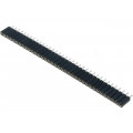115-1-036-0-MTF-XS0; Socket; pin strips; female; PIN: 36; straight; 2.54mm; THT; 1x36; MPE GARRY 115-1-036-0-MTF-XS0; Socket; pin strips; female; PIN: 36; straight; 2.54mm; THT; 1x36; MPE GARRY