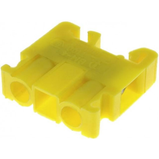 BM-4 A11-4121; Splice terminal: rail; 0.75÷4mm2; ways: 1; terminals: 2; yellow; POKÓJ