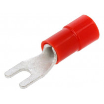BM 00102; Fork terminal; M2,5; Ø: 2.6mm; 0.25÷1.5mm2; crimped; for cable; BM GROUP