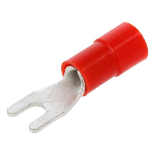 BM 00102; Fork terminal; M2,5; Ø: 2.6mm; 0.25÷1.5mm2; crimped; for cable; BM GROUP