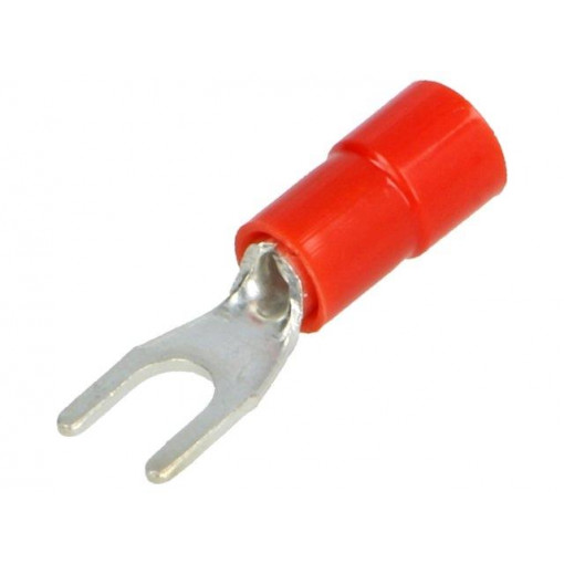 BM 00114; Fork terminal; M3,5; Ø: 3.7mm; 0.25÷1.5mm2; crimped; for cable; BM GROUP