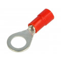 BM 00131; Ring terminal; M6; Ø: 6.2mm; 0.25÷1.5mm2; crimped; for cable; red; BM GROUP