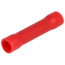 BM 00160; Butt splice; insulated; copper; Insulation: PVC; 0.25÷1.5mm2; BM GROUP