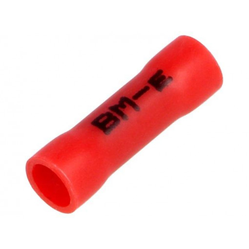 BM 00162; Butt splice; insulated; copper; Insulation: PVC; 0.25÷1.5mm2; BM GROUP