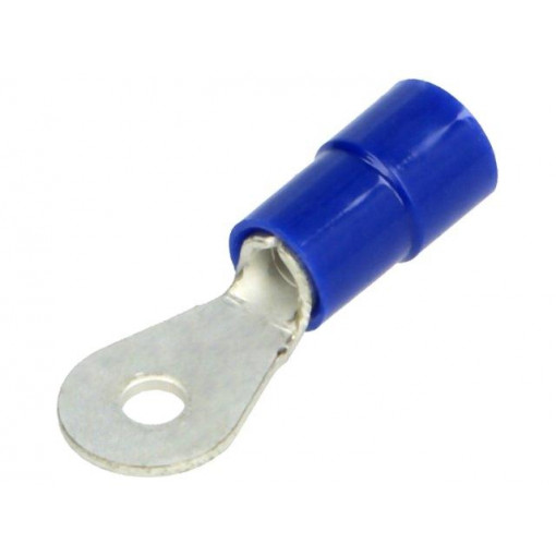 BM 00201; Ring terminal; M2,5; Ø: 2.6mm; 1.5÷2.5mm2; crimped; for cable; blue; BM GROUP