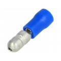 BM 00230; Terminal: round; male; Ø: 5mm; 1.5÷2.5mm2; crimped; for cable; blue; BM GROUP