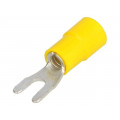 BM 00314; Fork terminal; M3,5; Ø: 3.7mm; 4÷6mm2; crimped; for cable; tinned; BM GROUP