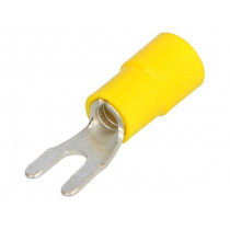 BM 00314; Fork terminal; M3,5; Ø: 3.7mm; 4÷6mm2; crimped; for cable; tinned; BM GROUP
