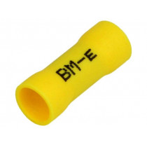 BM 00362; Butt splice; insulated; copper; Insulation: PVC; 4÷6mm2; tinned; BM GROUP