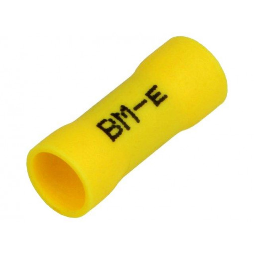 BM 00362; Butt splice; insulated; copper; Insulation: PVC; 4÷6mm2; tinned; BM GROUP