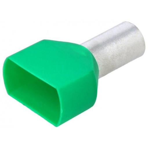 BM 00563; Bootlace ferrule; insulated,double; copper; 16mm2; 14mm; tinned; BM GROUP