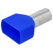 BM 00663; Bootlace ferrule; insulated,double; copper; 16mm2; 14mm; tinned; BM GROUP