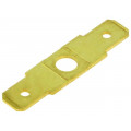 BM 01011; Terminal: flat; 6.3mm; 0.8mm; 2 x male; M4; non-insulated,double; BM GROUP