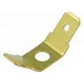 BM 01013; Terminal: flat; 6.3mm; 0.8mm; 2 x male; M4; non-insulated,double; BM GROUP