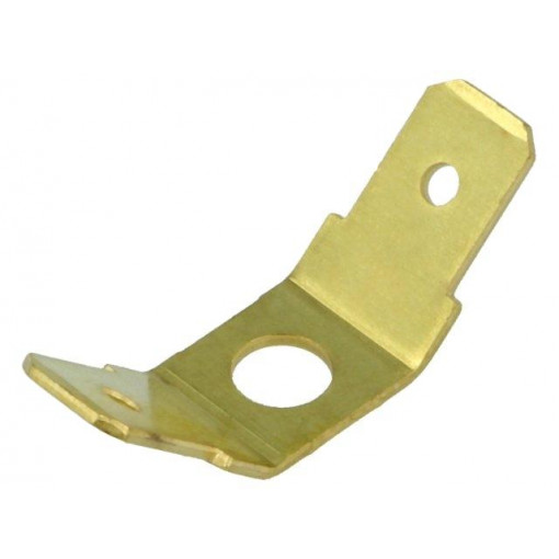BM 01013; Terminal: flat; 6.3mm; 0.8mm; 2 x male; M4; non-insulated,double; BM GROUP