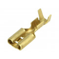 BM 01145; Terminal: flat; 4.8mm; 0.5mm; female; 0.5÷1.25mm2; crimped; brass; BM GROUP
