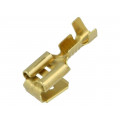 BM 01298; Terminal: flat; 6.3mm; 0.8mm; female/male; 1÷2.5mm2; crimped; brass; BM GROUP