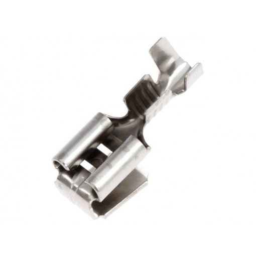 BM 01299; Terminal: flat; 6.3mm; 0.8mm; female/male; 1÷2.5mm2; crimped; brass; BM GROUP BM 01299; Terminal: flat; 6.3mm; 0.8mm; female/male; 1÷2.5mm2; crimped; brass; BM GROUP