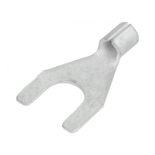 BM 01338; Fork terminal; M8; 4÷6mm2; crimped; for cable; non-insulated; BM GROUP