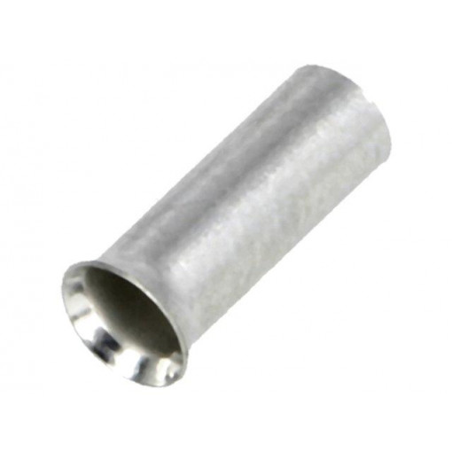 BM 01508; Bootlace ferrule; non-insulated; copper; 4mm2; 9mm; tinned; BM GROUP