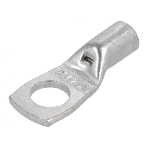 BM 01643; Ring tube terminal; M10; 25mm2; crimped; for cable; non-insulated; BM GROUP BM 01643; Ring tube terminal; M10; 25mm2; crimped; for cable; non-insulated; BM GROUP