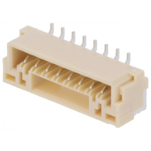 BM08B-GHS-TBT; Socket; wire-board; male; GH; 1.25mm; PIN: 8; SMT; 50V; 1A; horizontal; JST