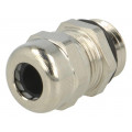 2507; Cable gland; PG7; IP68; Mat: brass; Body plating: nickel; BM GROUP