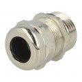 2513; Cable gland; PG13,5; IP68; Mat: brass; Body plating: nickel; BM GROUP