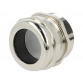 2542; Cable gland; PG42; IP68; Mat: brass; Body plating: nickel; BM GROUP